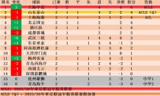 B体育-中国顶级足球赛事积分榜更新，各队成绩有所波动