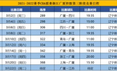 B体育-2023-24赛季CBA联赛赛程经过调整，新赛程公布！